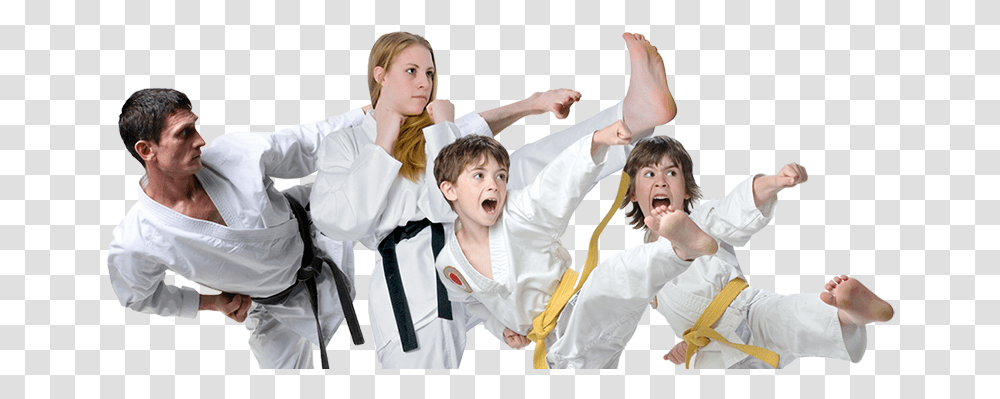 Famiily Martial Arts Family, Karate, Sport, Person, Human Transparent Png