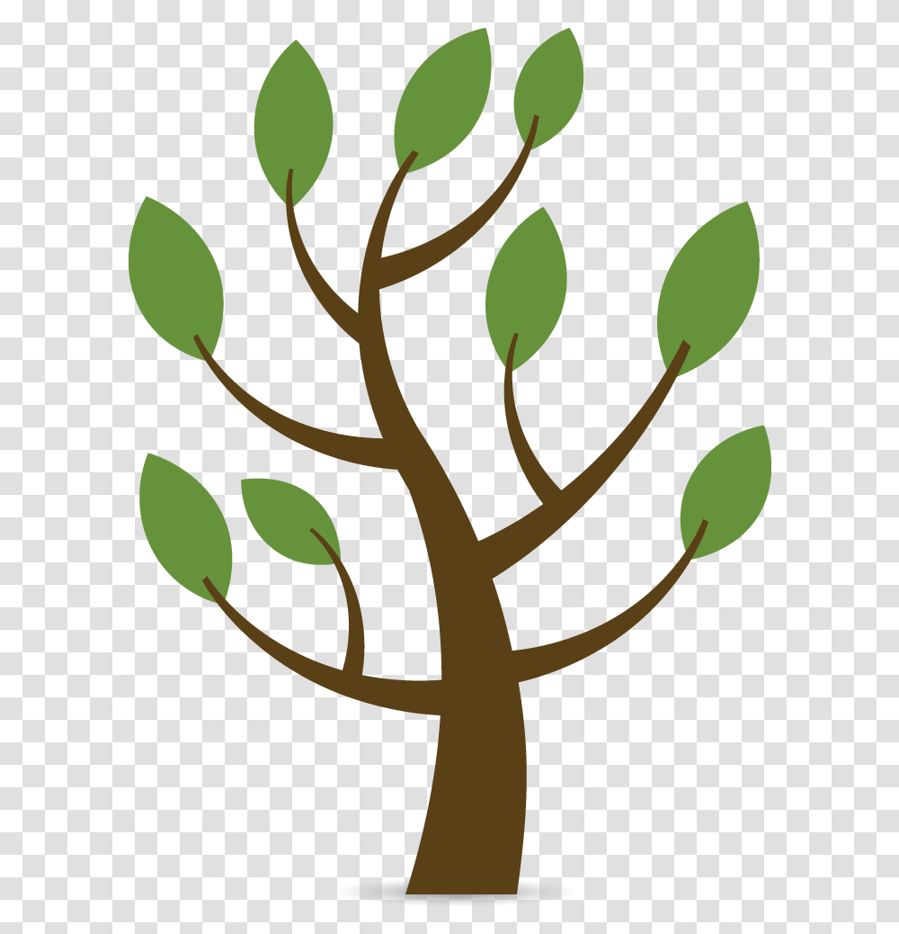 Familia Clipart Cartoon Arvores, Leaf, Plant, Tree, Sprout Transparent Png