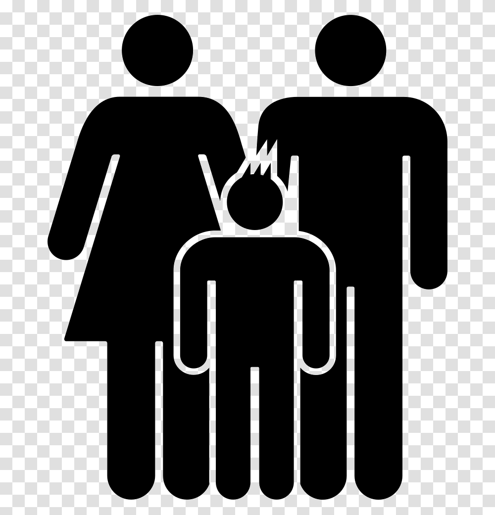 Familiar Group Of Three Persons Mother Father And Son Mother Father Icon, Sign, Gas Pump, Machine Transparent Png
