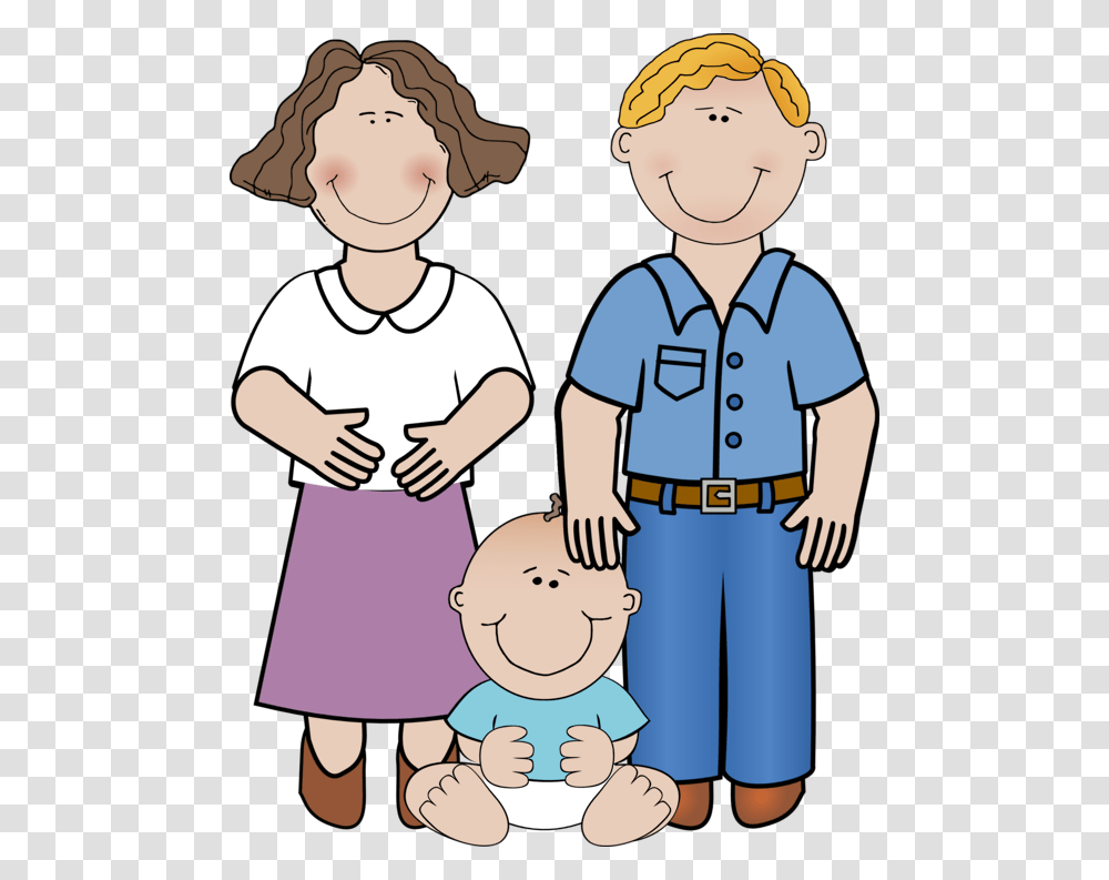 Families Clipart, Person, Human, People, Family Transparent Png