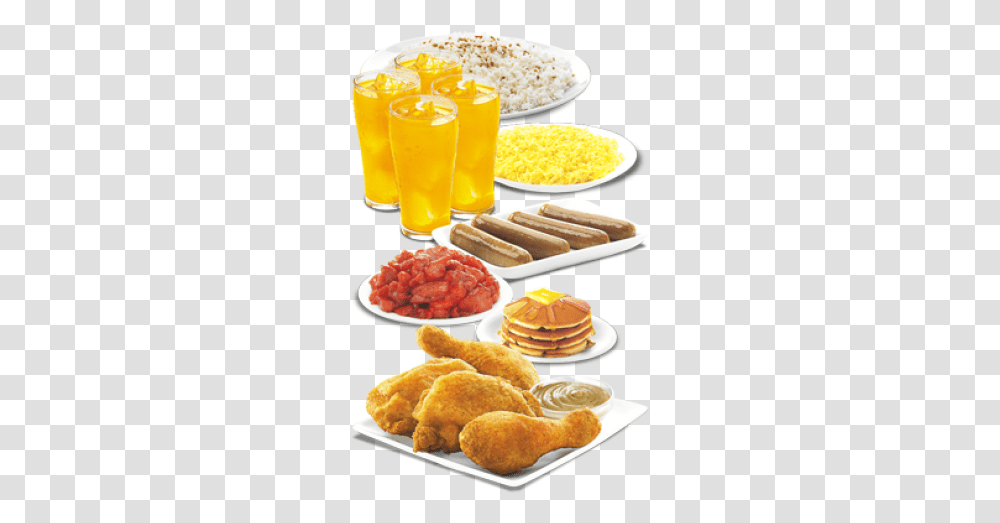 Family Am Bucket By Kfc Meal, Food, Fried Chicken, Juice, Beverage Transparent Png