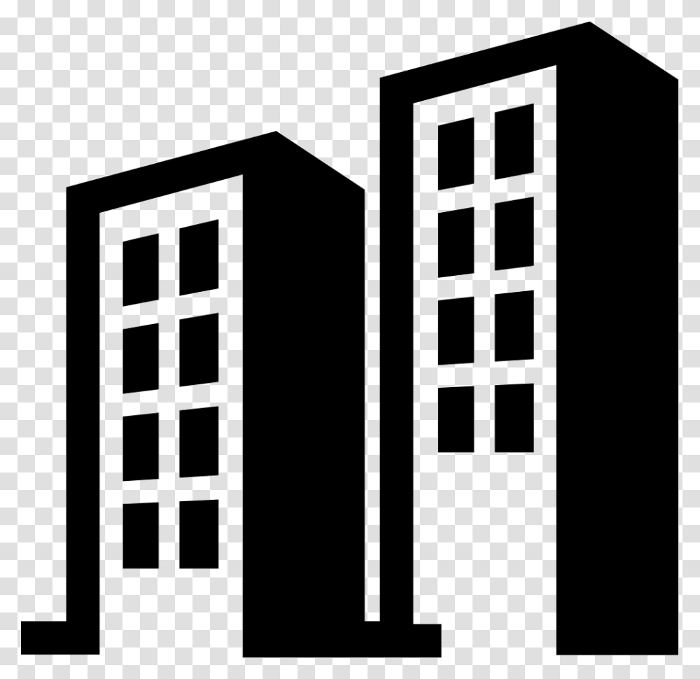 Family Apartment Icon Free Download, Condo, Housing, Building, Stencil Transparent Png