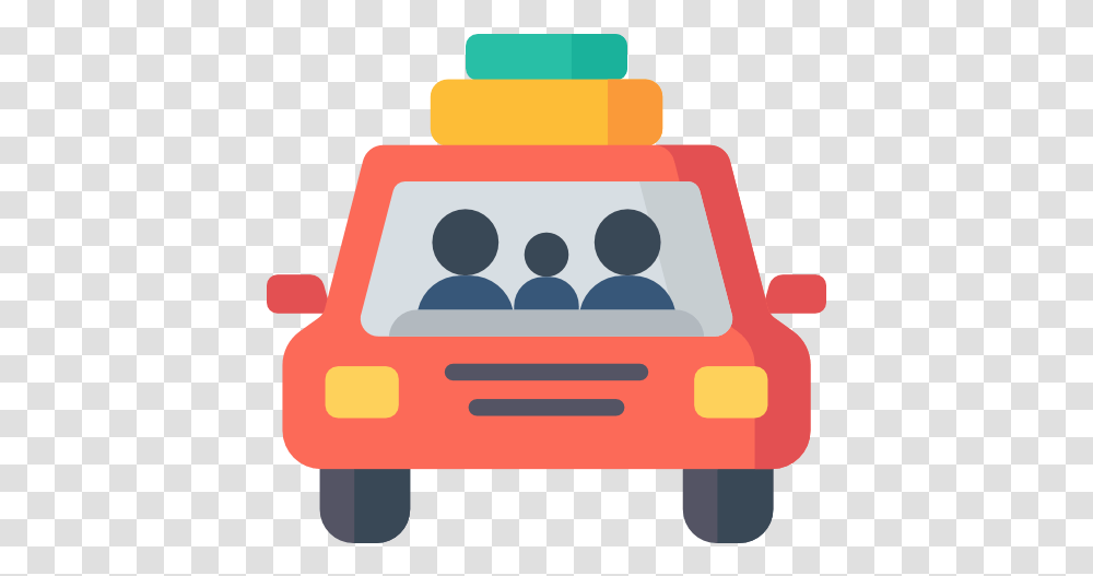 Family Car Car Icon With Family, Vehicle, Transportation, Automobile, Birthday Cake Transparent Png