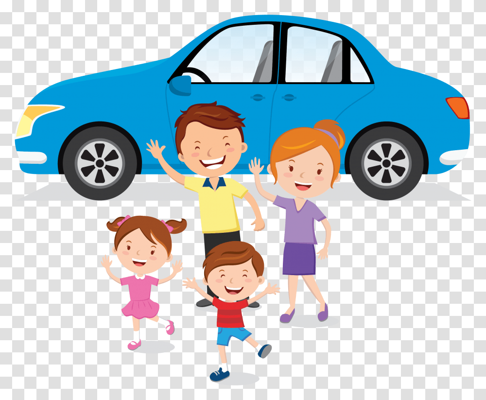 Family Car Vectors Download Clip Art Family Family Car Clipart, Person, People, Face, Flyer Transparent Png