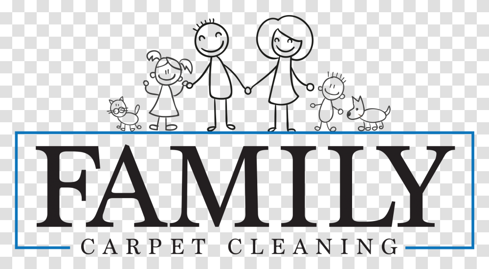 Family Carpet Cleaning Logo, Trademark, Handrail, Banister Transparent Png