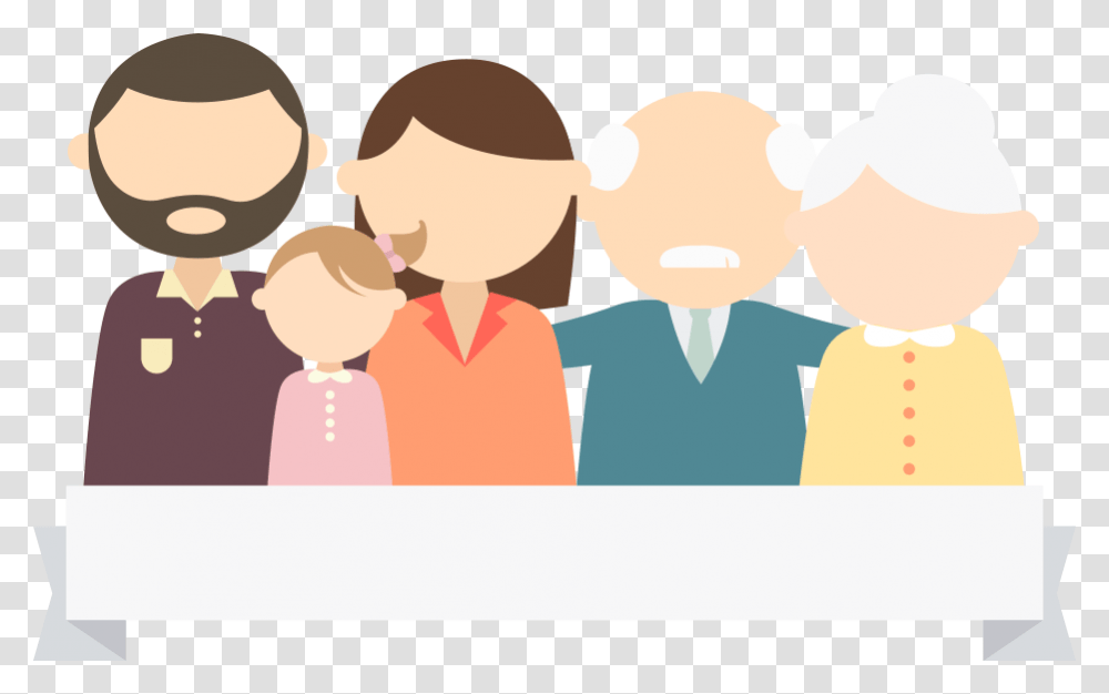 Family Child Illustration Happy National Life Insurance Day, Audience, Crowd, Plant, Speech Transparent Png