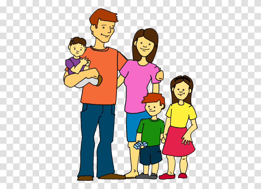 Family Clipart Black And White Family Free Clipart, People, Person, Human, Poster Transparent Png