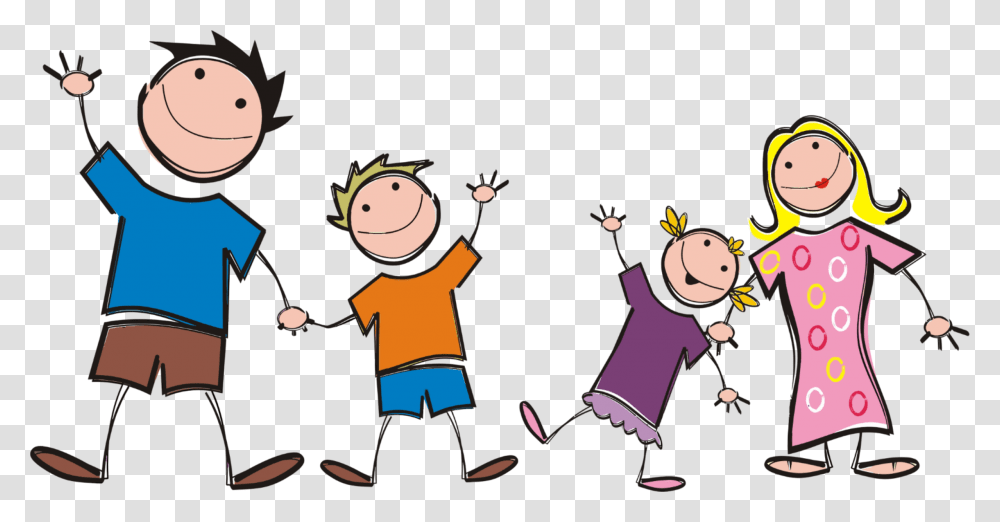 Family Clipart, Hand, Outdoors, Drawing Transparent Png