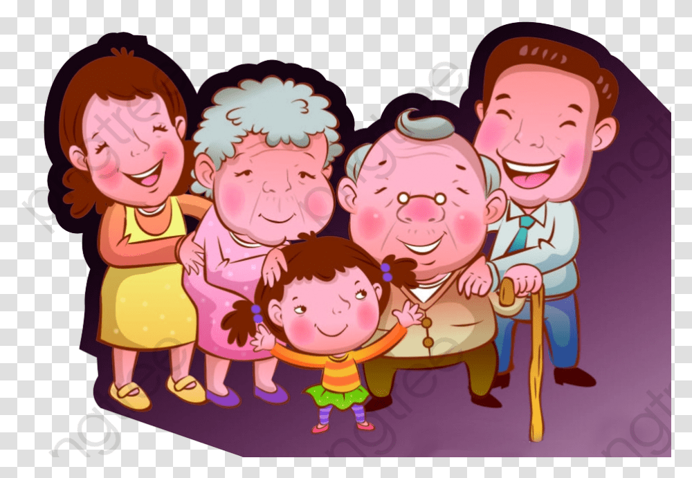 Family Clipart Happy, Person, Human, People, Kid Transparent Png