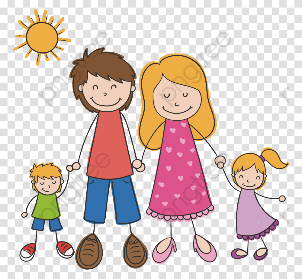 Family Clipart Vector Graphics Clipart Familie, Female, Girl, Kid, Teen Transparent Png