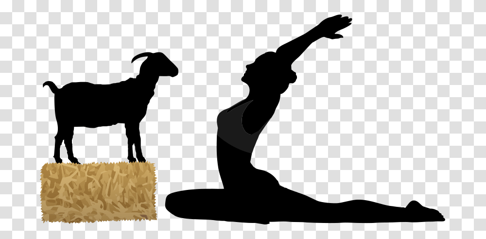 Family Clipart Yoga Goat Silhouette Transparent Png