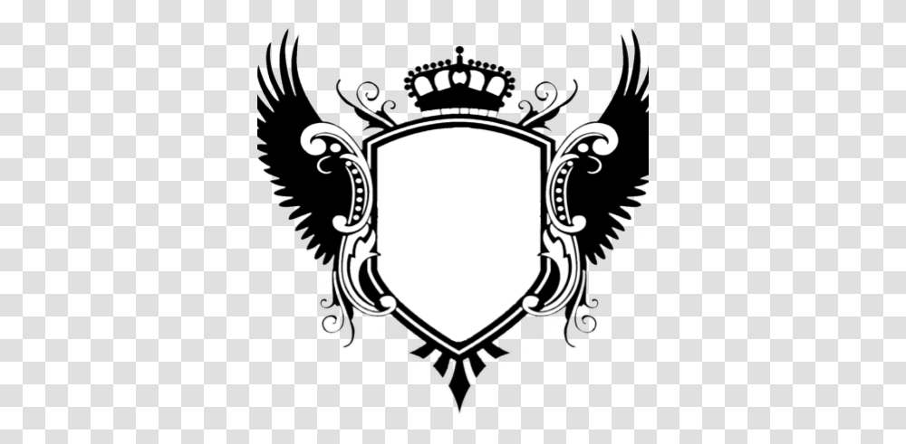 Family Crest Tattoo Logo Design Wings Logo, Symbol, Emblem, Armor, Trademark Transparent Png