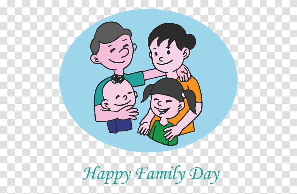 Family Day Cartoon People Sharing For Happy Art Ayah Ibu, Poster, Advertisement, Female Transparent Png
