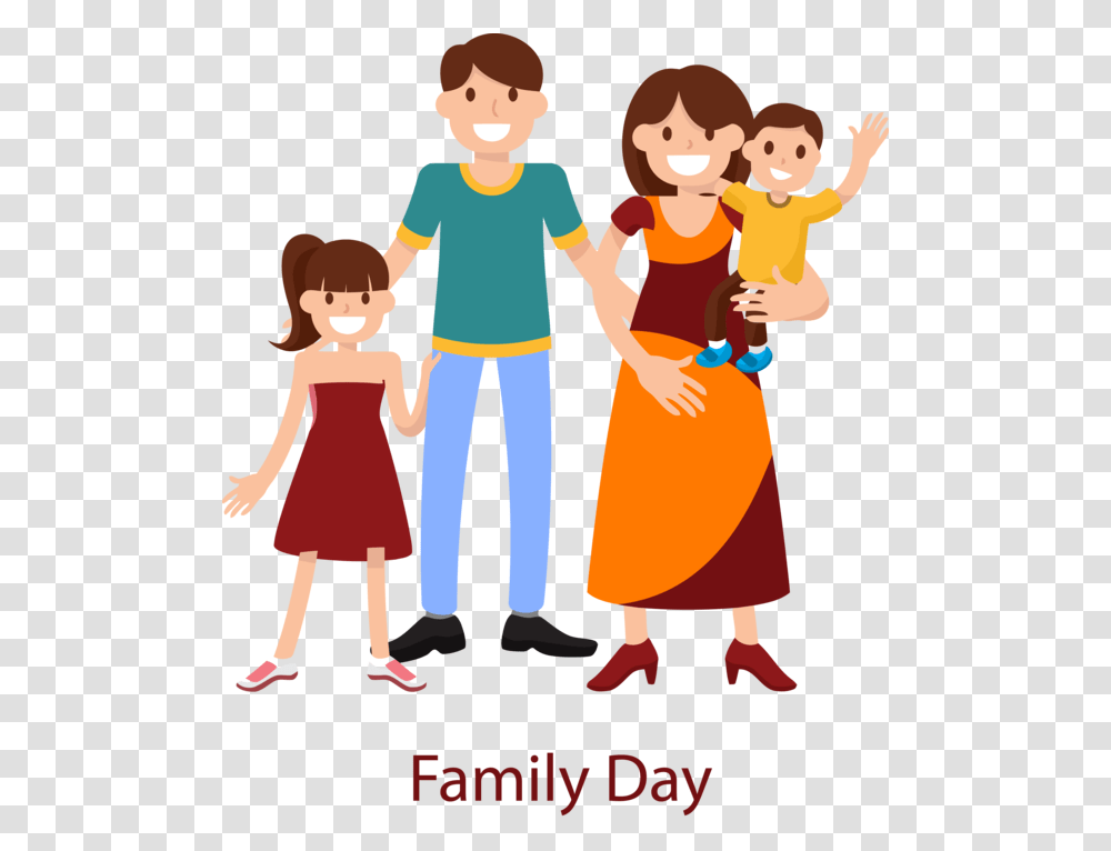 Family Day People Cartoon Sharing For Happy World Habitat Day 2010, Person, Human, Shoe, Footwear Transparent Png