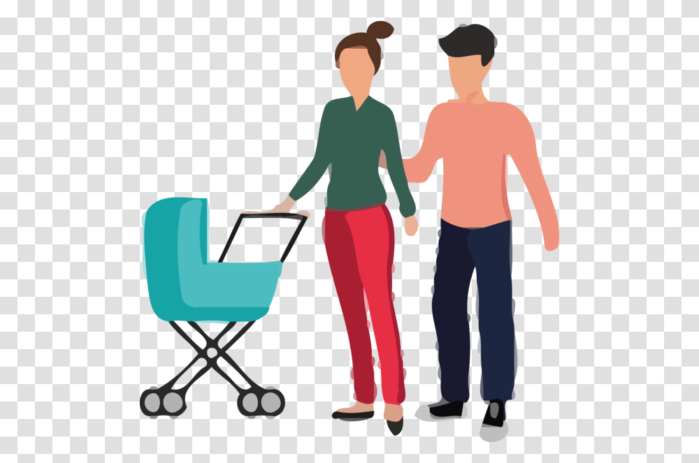 Family Day People Shopping Cart Conversation Shopping Cart, Person, Human, Standing, Hand Transparent Png