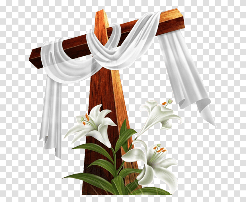 Family Easter Wooden Cross, Plant, Flower, Blossom Transparent Png