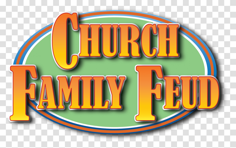 Family Feud Logo Horizontal, Text, Amusement Park, Circus, Leisure Activities Transparent Png