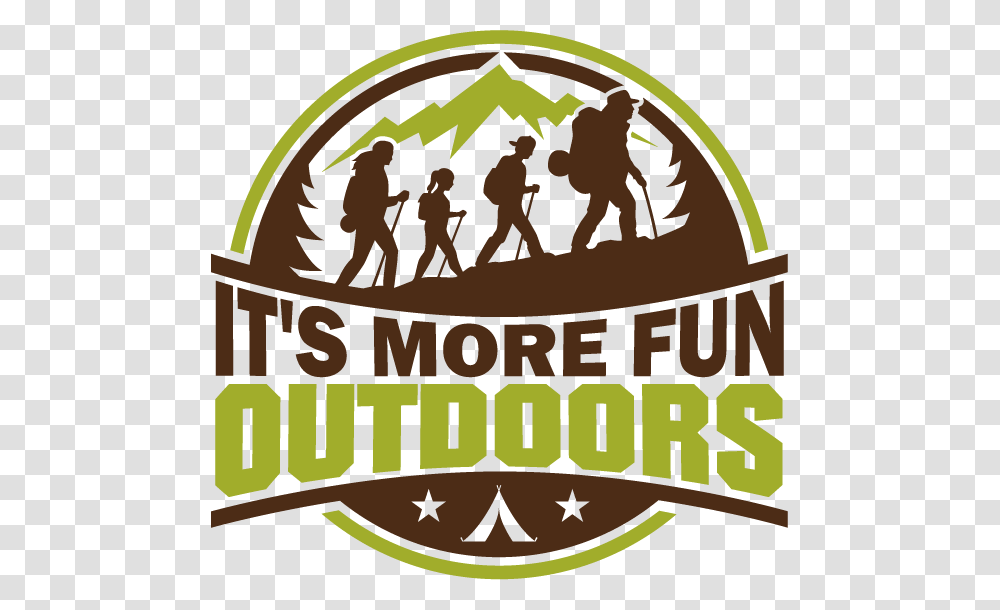 Family Fun From The Insideout Outdoors, Person, Logo, Crowd Transparent Png