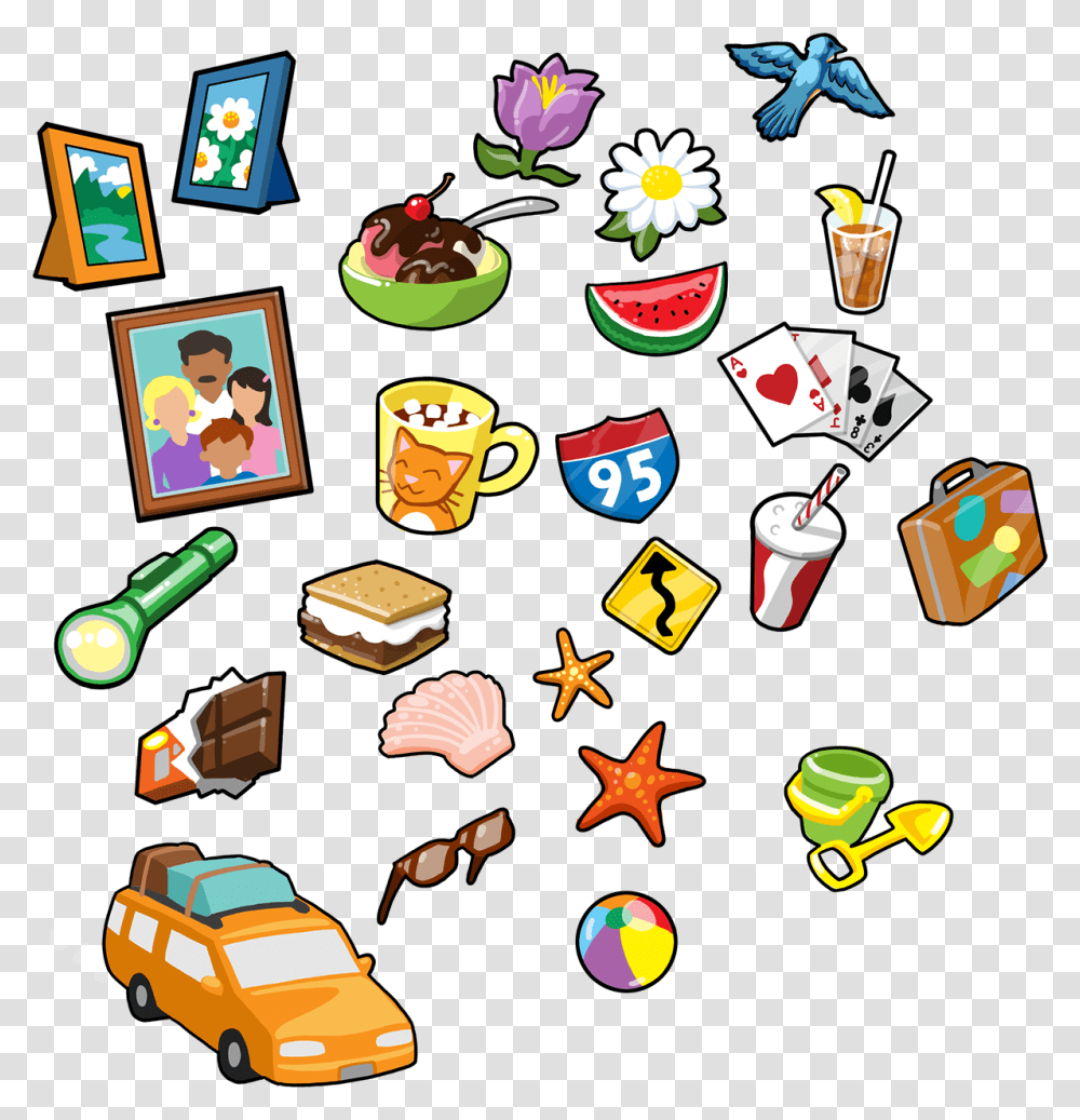 Family Game Night Clipart, Car, Vehicle Transparent Png