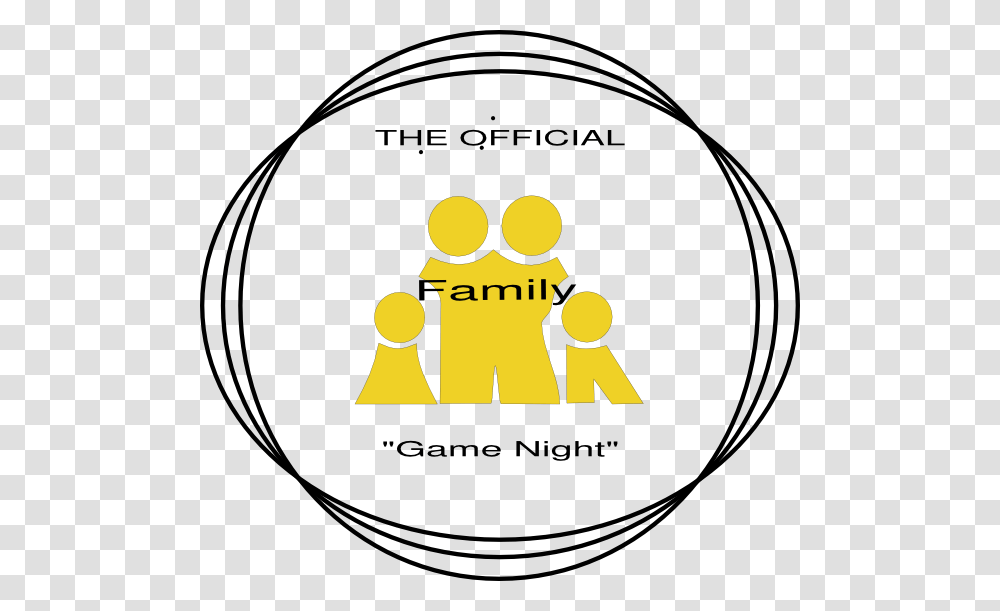 Family Game Night Logo Clip Art, Label, Sticker Transparent Png