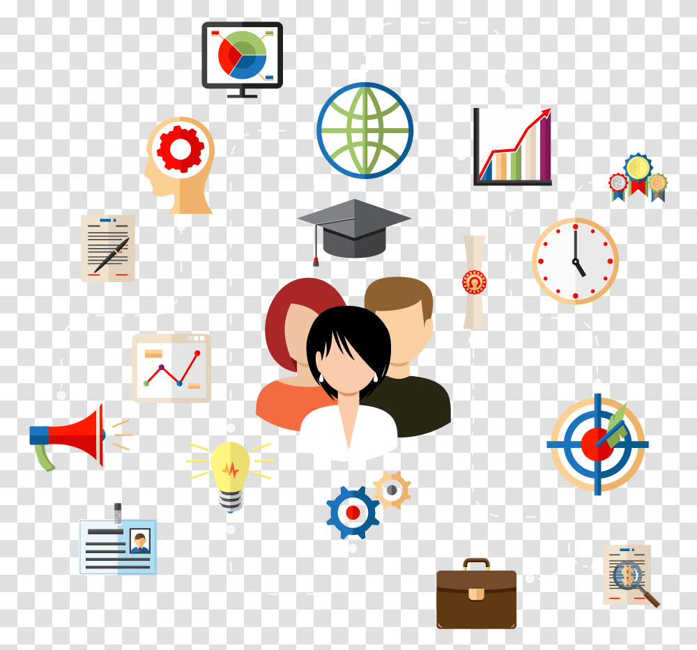 Family Gathering Clipart Data From Different Sources, Clock Tower, Architecture, Building Transparent Png