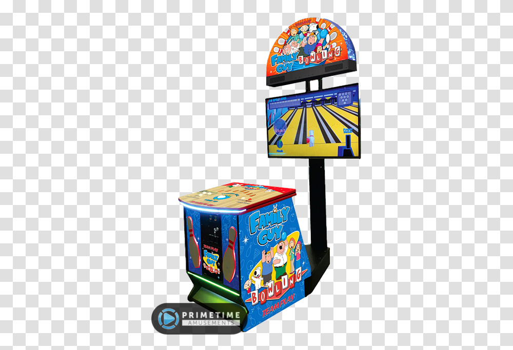 Family Guy Bowling Video Arcade Game By Team Play Family Guy Bowling Arcade, Arcade Game Machine Transparent Png