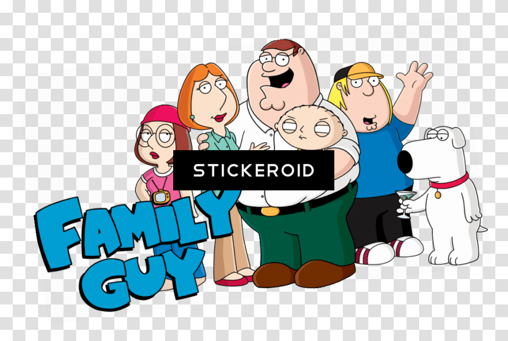 Family Guy Family Guy Whole Family, Crowd, Face, Hug Transparent Png