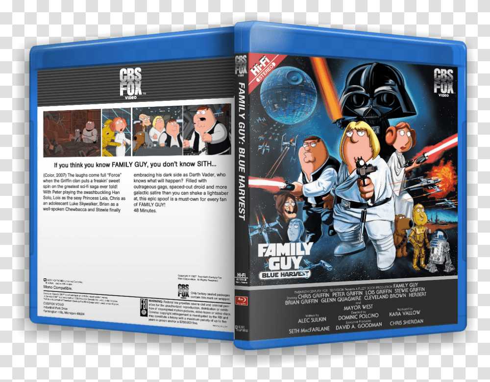 Family Guy Star Wars, Disk, Person, Human, Dvd Transparent Png