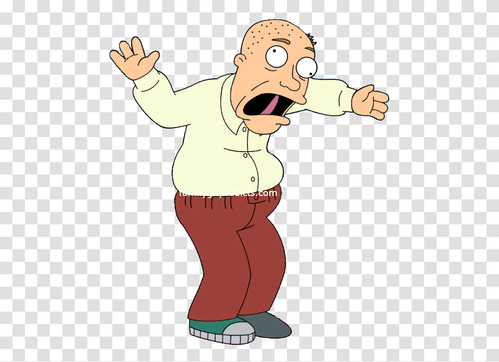 Family Guy The Quest For Stuff Peter Griffin Glenn Quagmire, Person, Face, Mouth Transparent Png