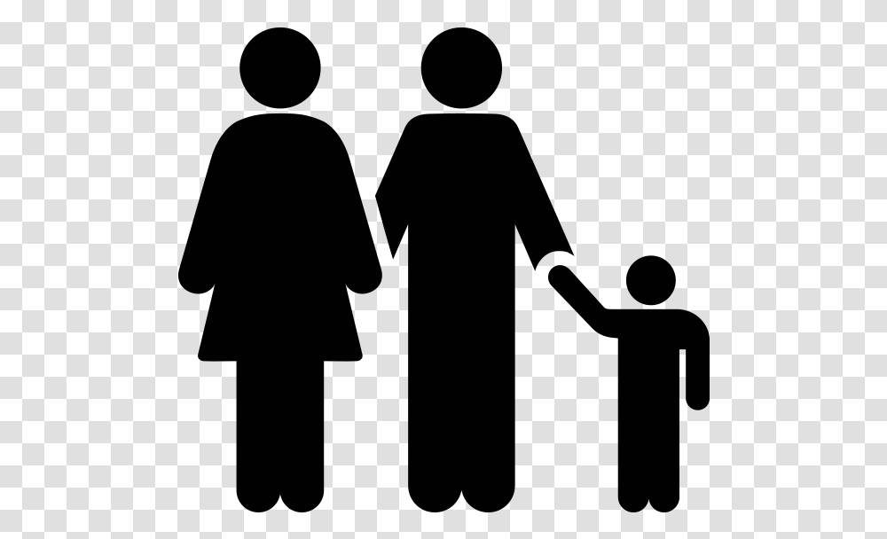 Family Law Same Sex Couple Silhouette, Gray Transparent Png