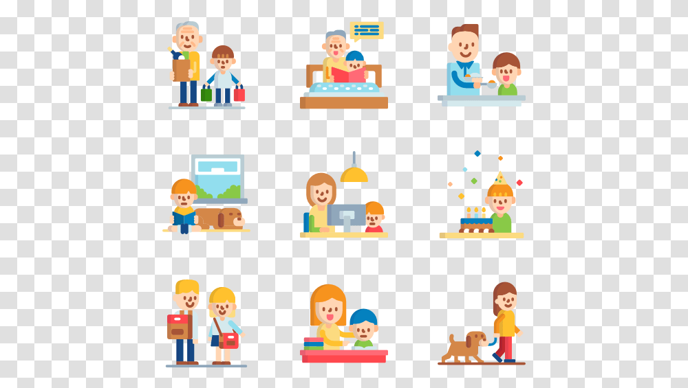 Family Life Parenting Icon, Person, People, Crowd Transparent Png