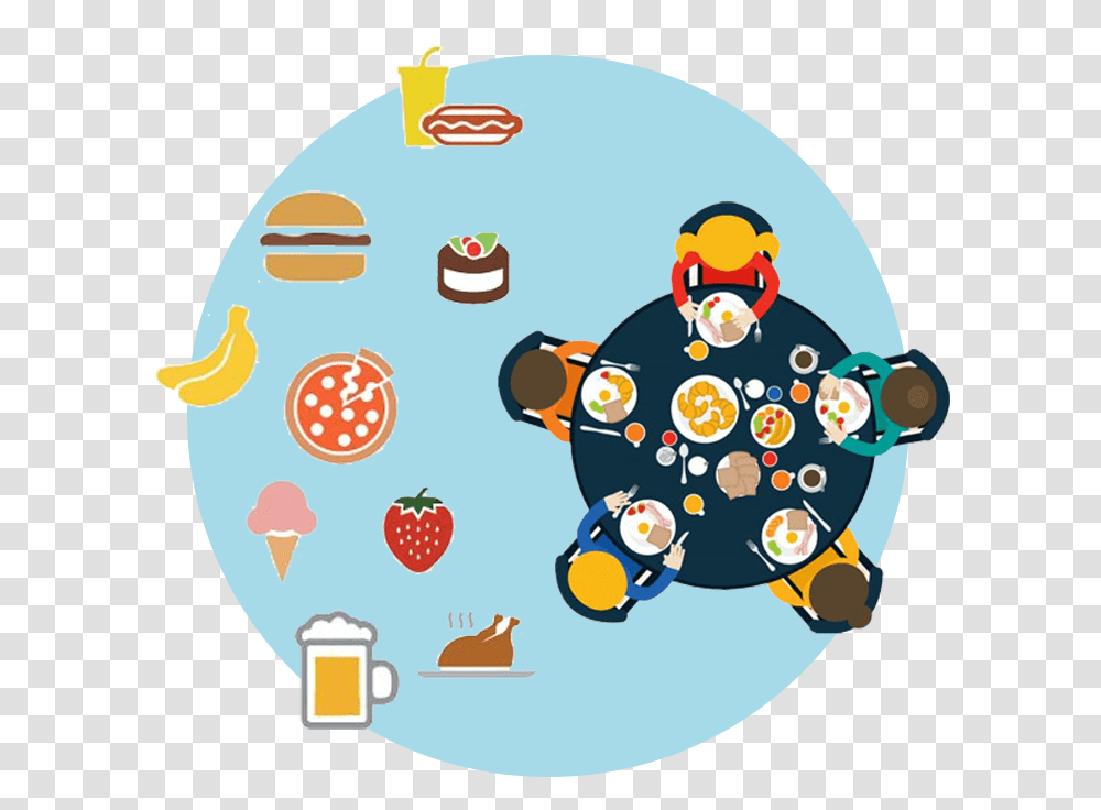 Family Lunch, Egg, Food Transparent Png