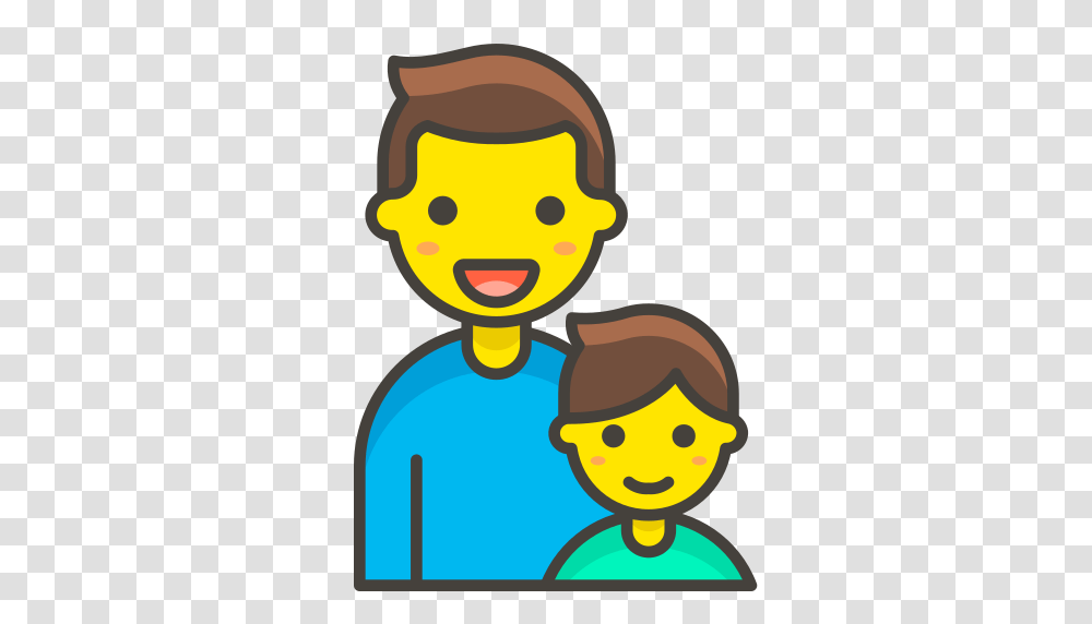 Family Man Boy Icon Free Of Free Vector Emoji, Apparel, Poster, Advertisement Transparent Png