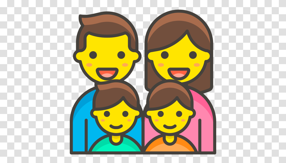 Family Man Woman Boy Boy Icon Free Of Free Vector Emoji, Poster, Advertisement Transparent Png