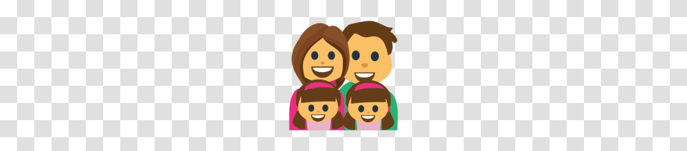 Family Man Woman Girl Girl Emoji On Emojione, Outdoors, Nature, Face, Kid Transparent Png