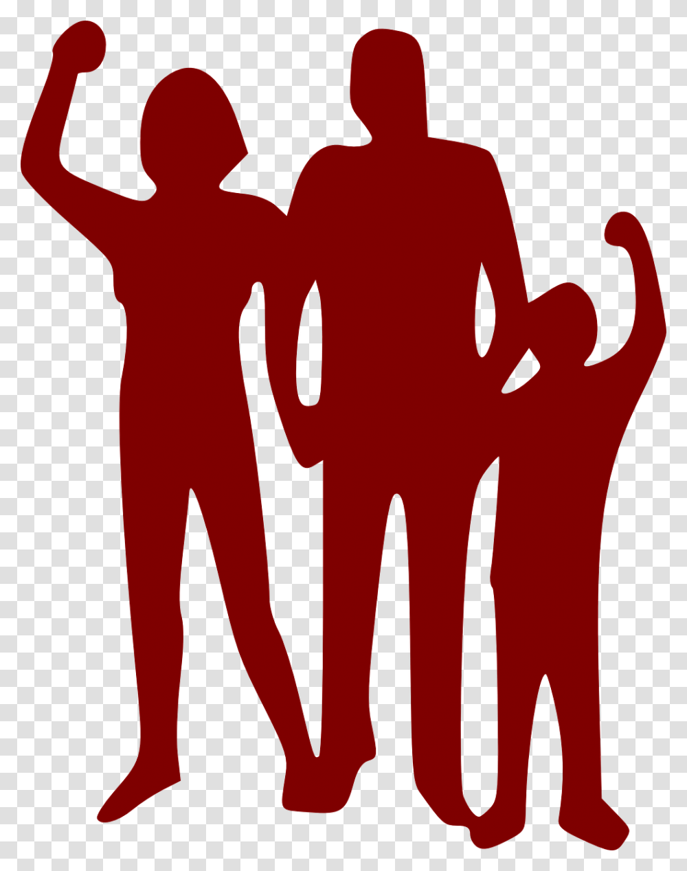 Family Mom Dad People Mother Father Adult Family Clip Art, Hand, Crowd, Stencil Transparent Png