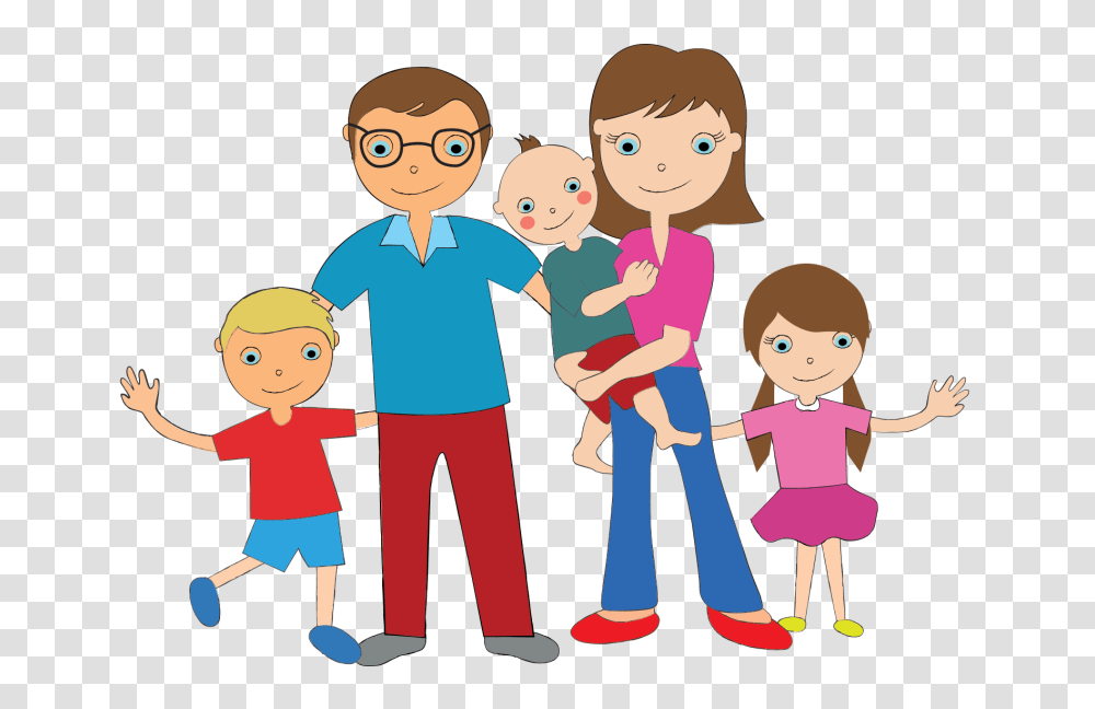 Family Of Cliparts Free Download Clip Art, People, Person, Human, Girl Transparent Png