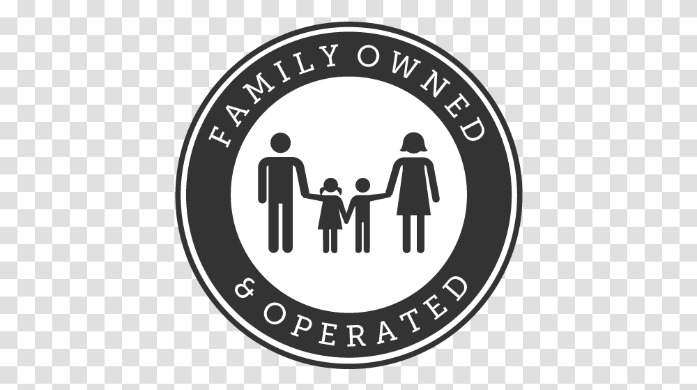 Family Owned And Operated Logos Family Owned And Operated Business, Symbol, Trademark, Text, Label Transparent Png