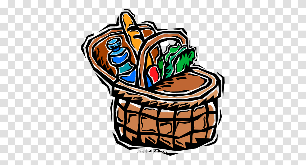 Family Picnic Clipart Free Clipart, Basket, Shopping Basket Transparent Png