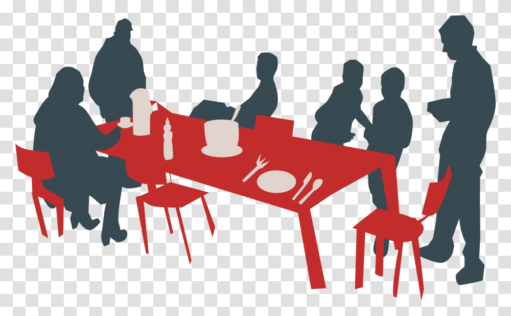 Family Picnic Icons, Person, Table, Furniture, Dining Table Transparent Png
