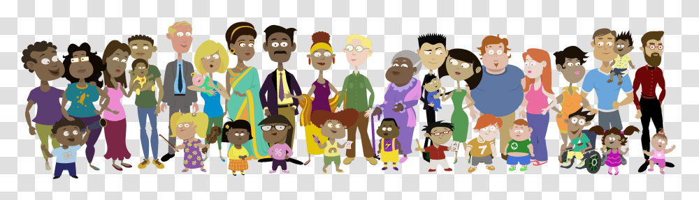 Family Portrait Cartoon, People, Person, Human Transparent Png