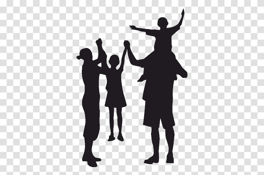 Family Reunion Silhouette Clipart Background Of Family Reunion, Person, Human, People, Crowd Transparent Png