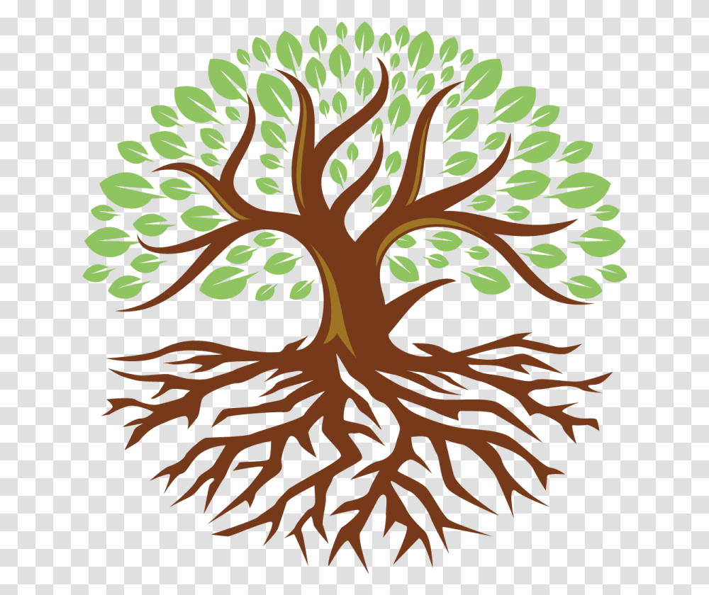 Family Reunion Tree Clipart, Root, Plant, Painting, Rug Transparent Png