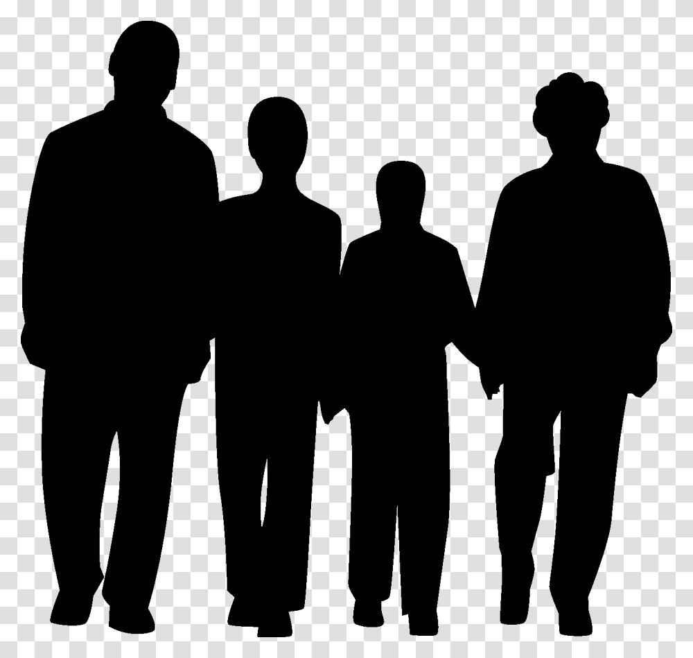 Family Silhouette, Person, Human, Hand, People Transparent Png
