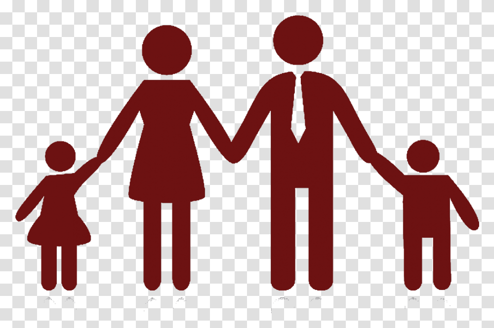 Family Silhouette Royalty Free Background Family Silhouette Clipart, Hand, Holding Hands, Long Sleeve Transparent Png