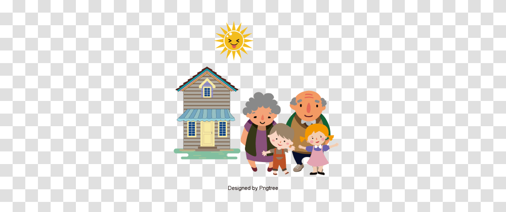 Family To See The Scenery Family Clipart Family Telescope, Housing, Building, Outdoors, Nature Transparent Png