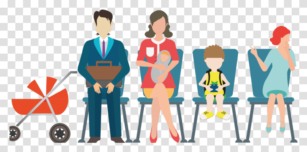 Family Travel Download Cartoon, Person, Audience, Crowd, Speech Transparent Png