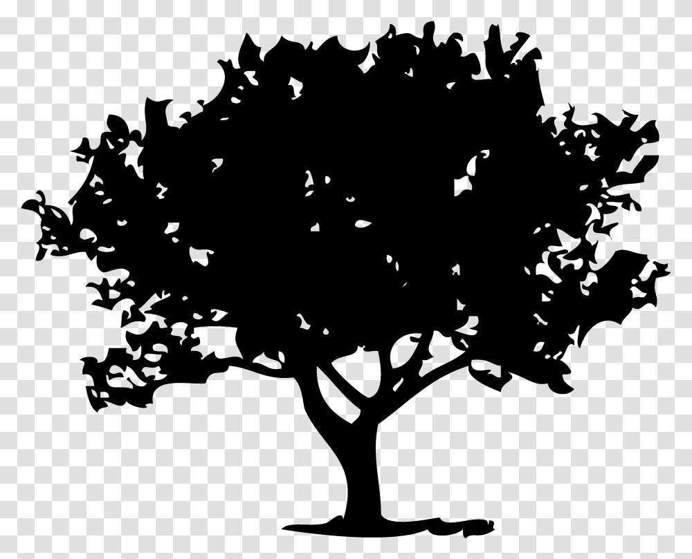 Family Tree Tshirt Design, Plant, Silhouette, Leaf, Oak Transparent Png