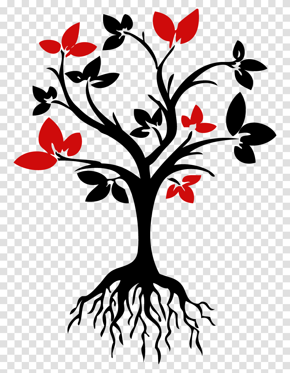 Family Tree With Free Tree With Roots, Coil, Spiral Transparent Png