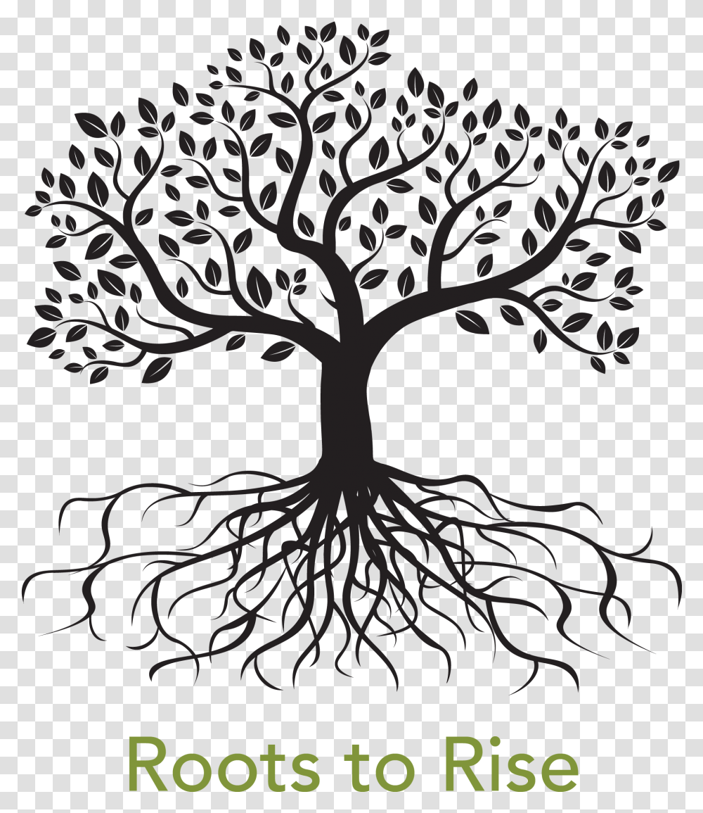 Family Tree With Roots, Plant, Poster, Advertisement Transparent Png